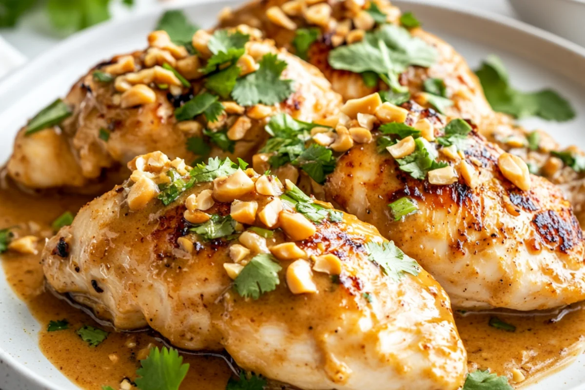 Chicken with Peanut Butter