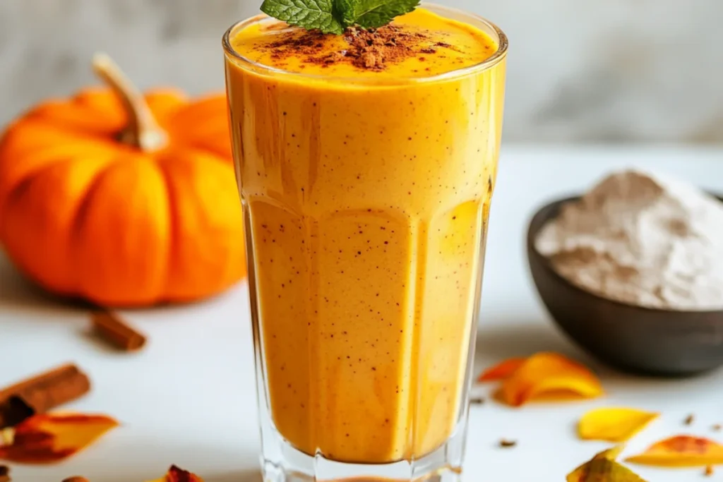 Pumpkin Protein powder smoothie