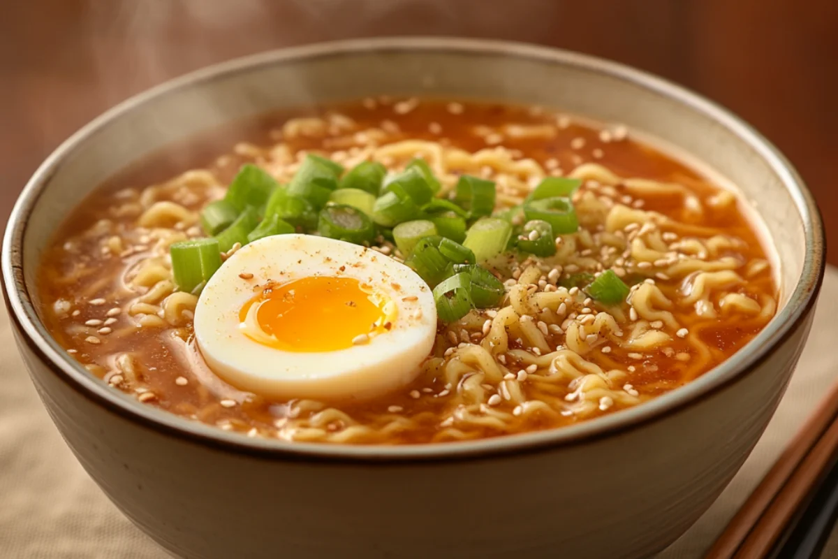 Ramen with pasta noodles