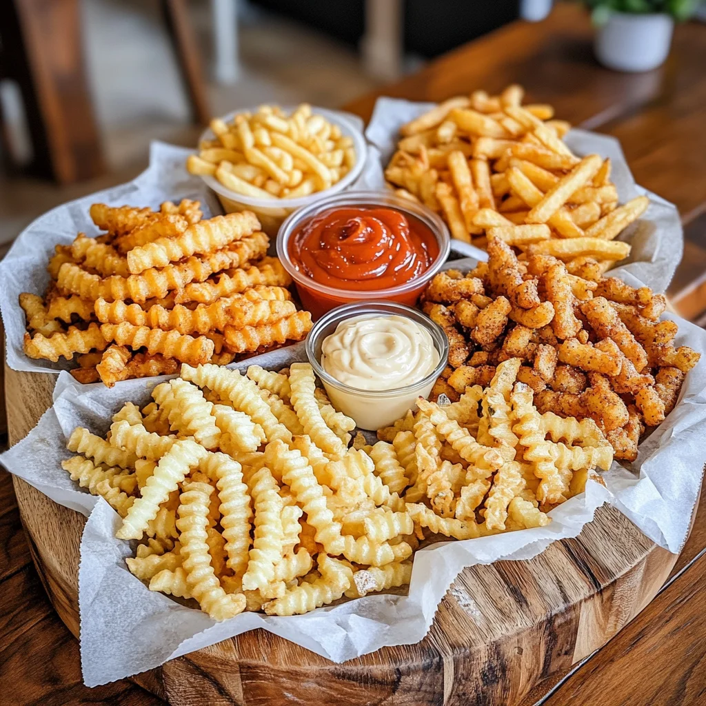 Three types of fries