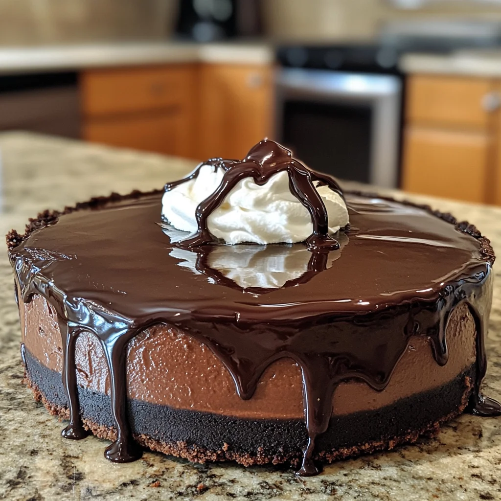 chocolate cheesecake