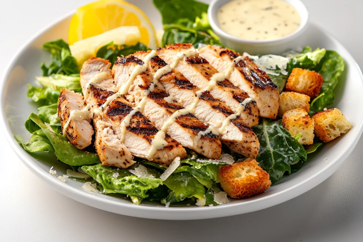 Healthy Chicken salade caesar