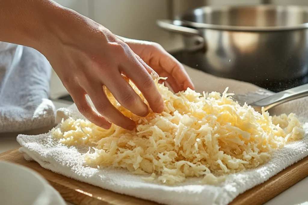 Get Moisture Out of Frozen Hash Browns