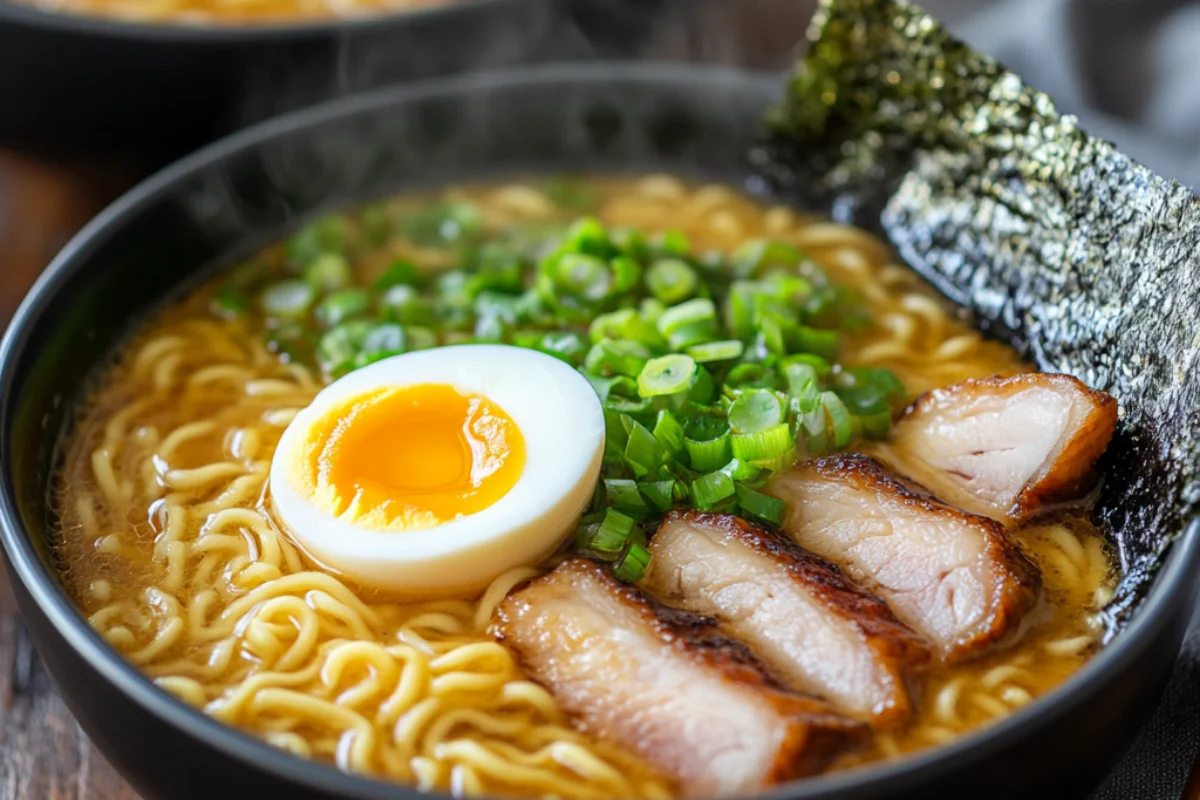 Pasta noodles in ramen 1