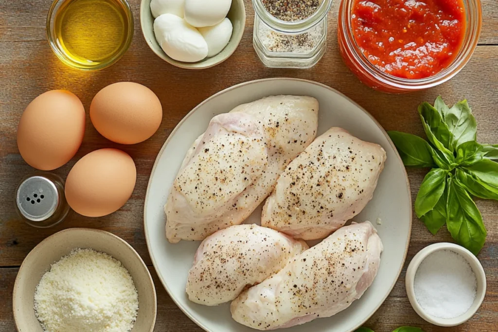 baked chicken Parmesan in the oven 4