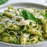 pasta goes with pesto sauce